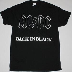 Ac Dc Back In Black Acdc New Black T-Shirt